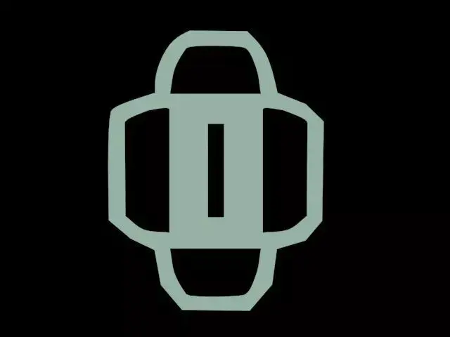 tsuba car lock icon Free low-poly 3D model
