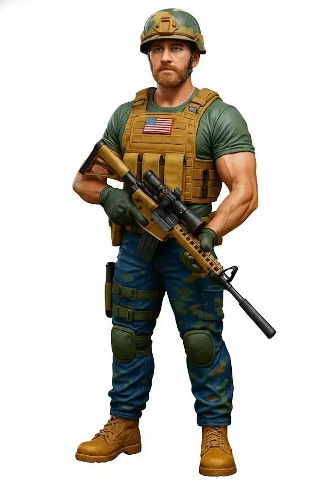 Soldado Tatico  Tactical Soldier  3D model