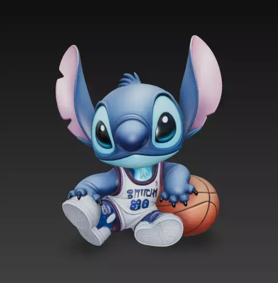 Stitch - basketball 3D print model