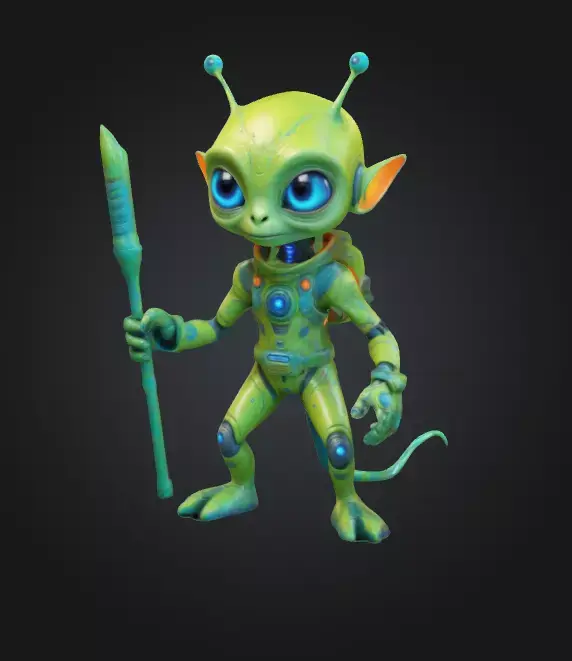 Allien 3D print model
