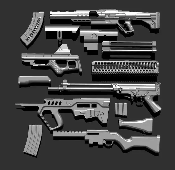 IMM GunPack 3D model