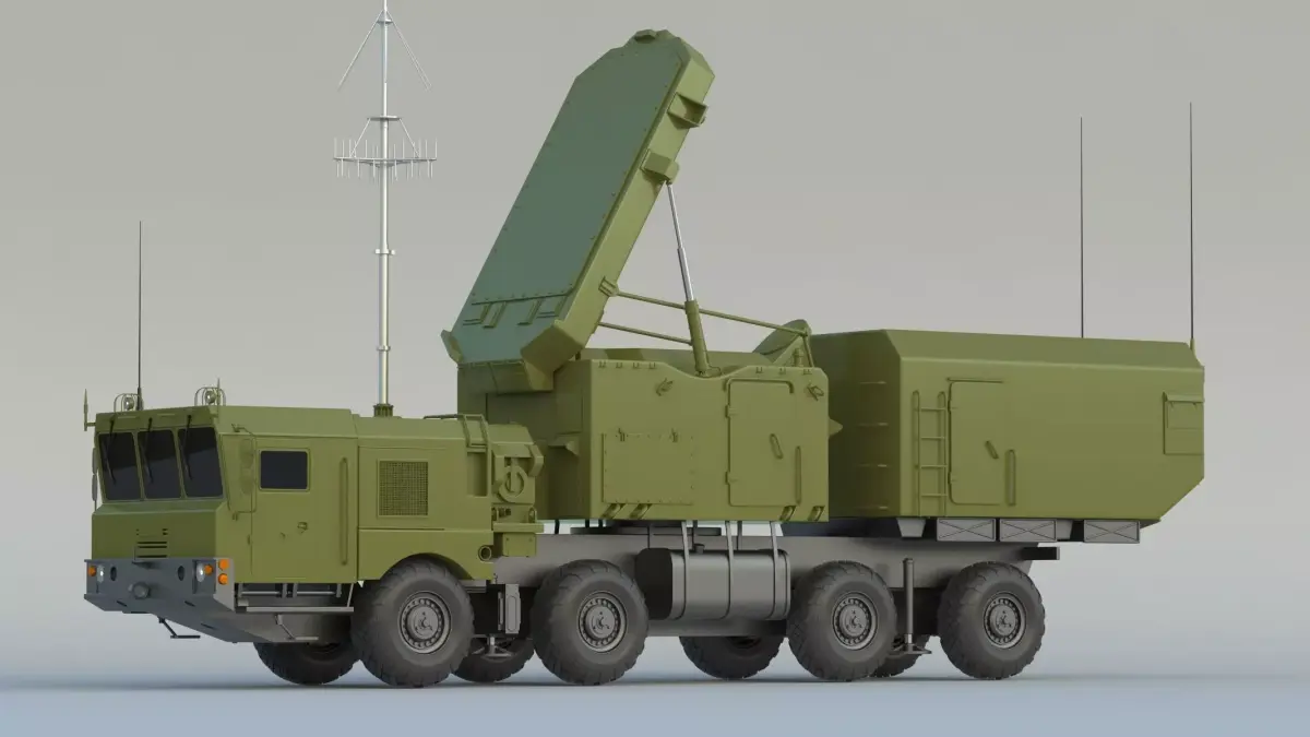 92N6 Grave Stone Radar 3D model