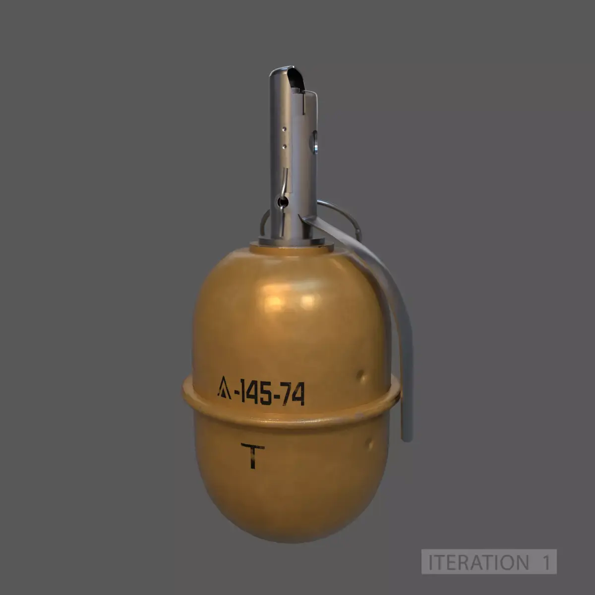 RGD-5 grenade Low-poly 3D model get