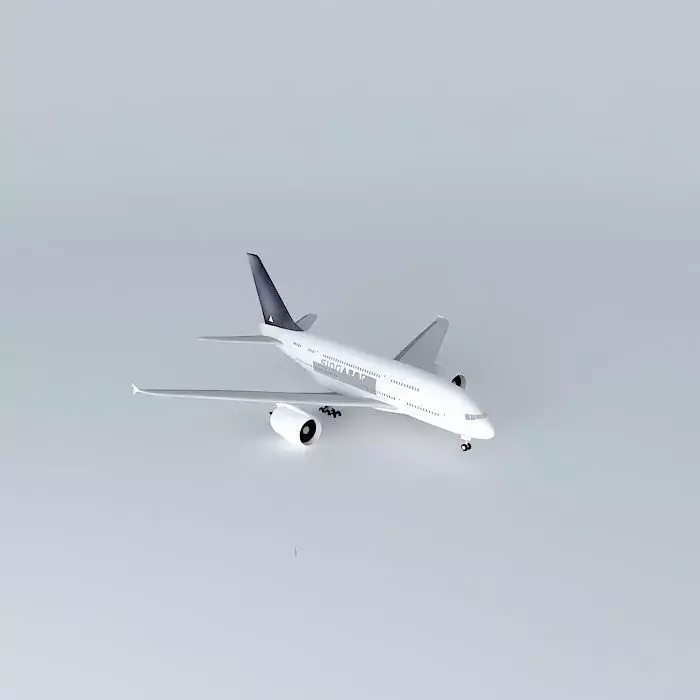 Airbus A370  Free 3D model