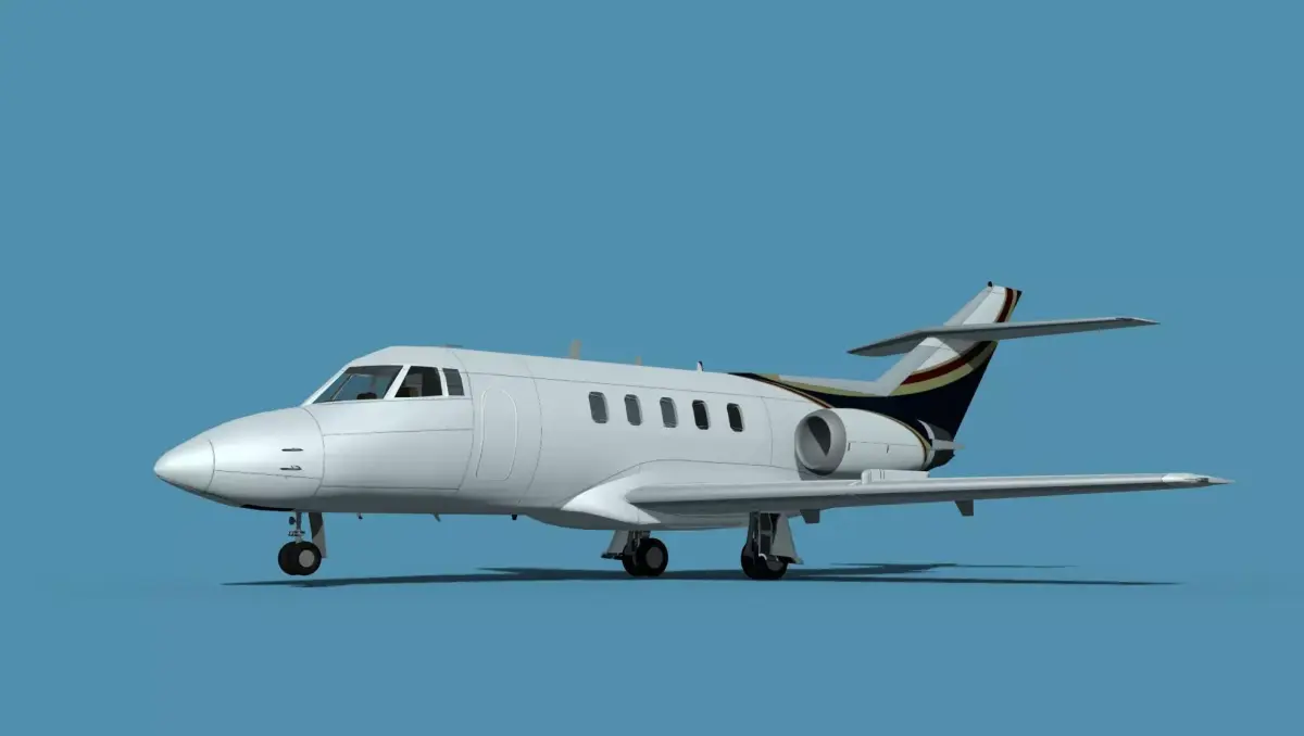 British Aerospace 125 Dominie V14 3D model
