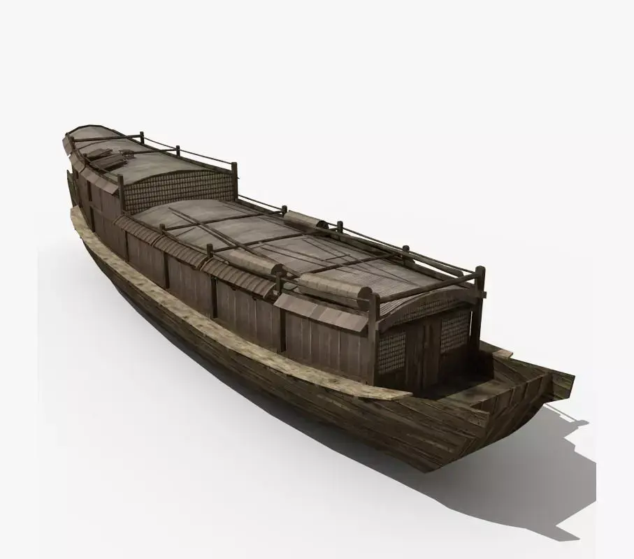 Chinese Old ship 05 3D model
