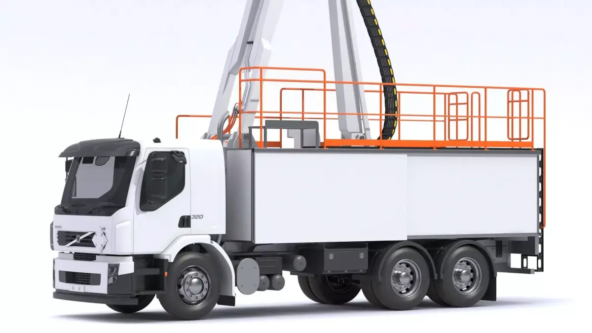 Vestergaard Elephant Beta Aircraft Deicing Vehicle 3D model