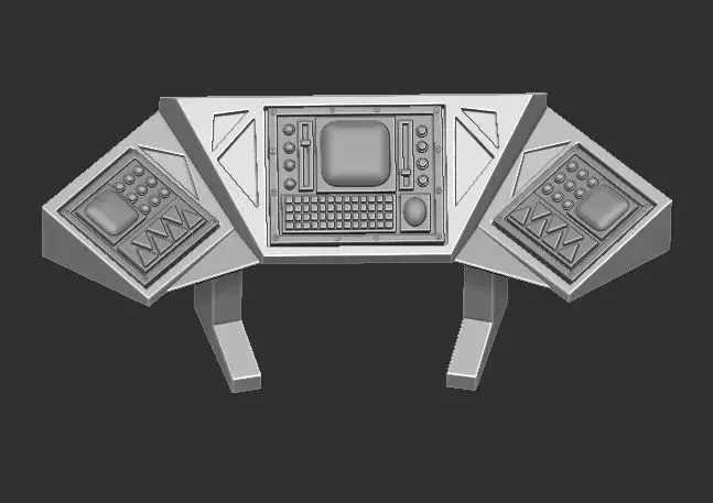 Diorama Scifi Desk 3D print model