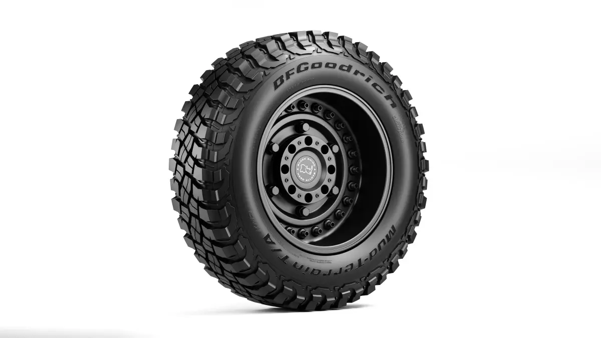 BFGoodrich MUD-TERRAIN TA KM3 Offroad Tire with Rim 3D model