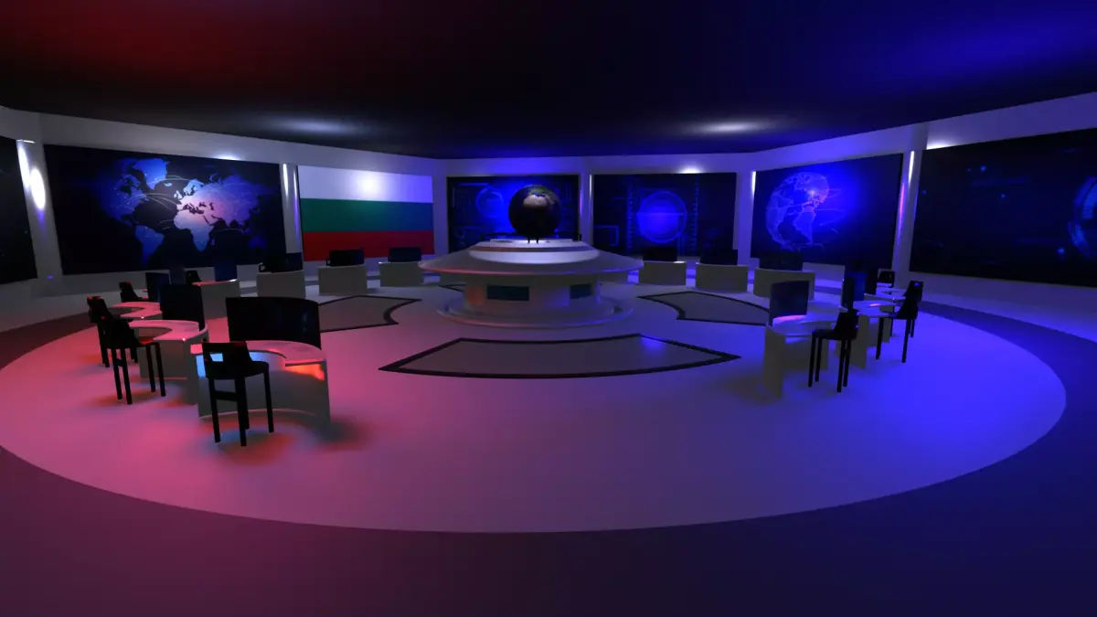 Command Center - Control Room- Military Base - Bulgaria Low-poly 3D model