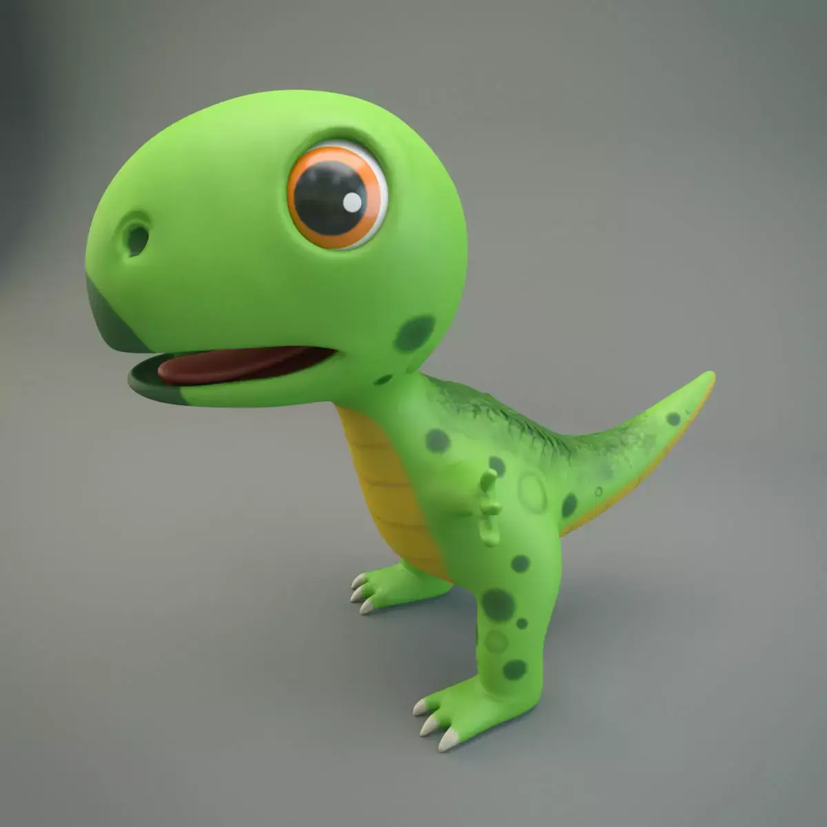 Cartoon Dinosaur Low-poly 3D model get