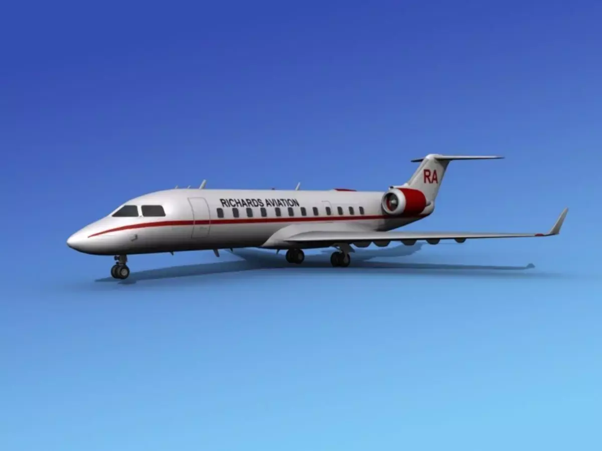 Canadair CRJ100 Richards Aviation 3D model