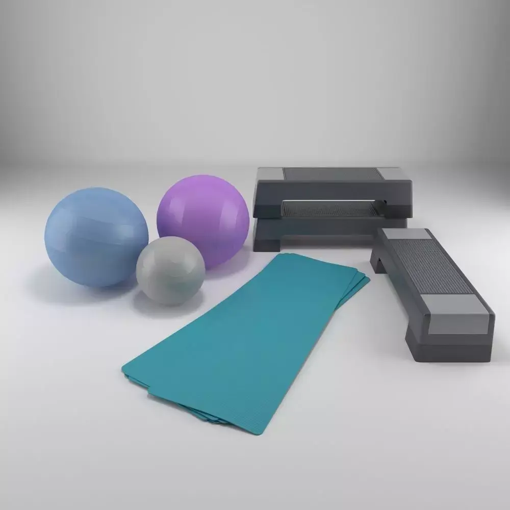 Gym Equipment 3D model 4
