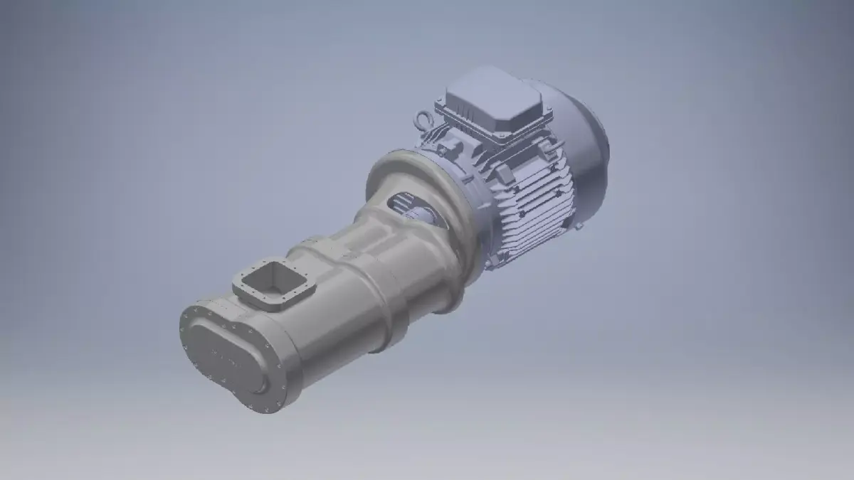 Screw Compressor Assembly 3d model 3D model