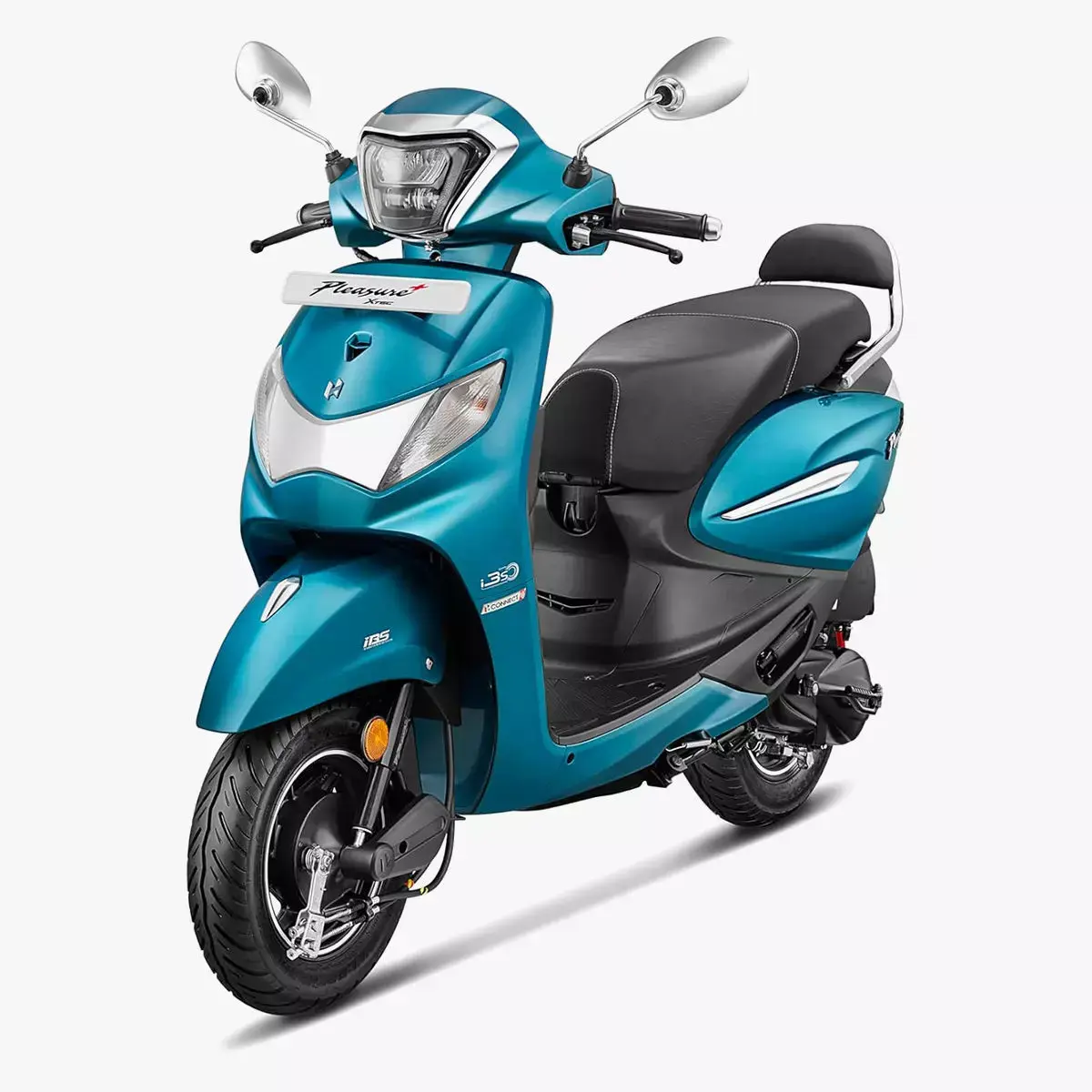 Hero PLEASURE XTEC Scooter Connected Bluish Teal  Low-poly 3D model