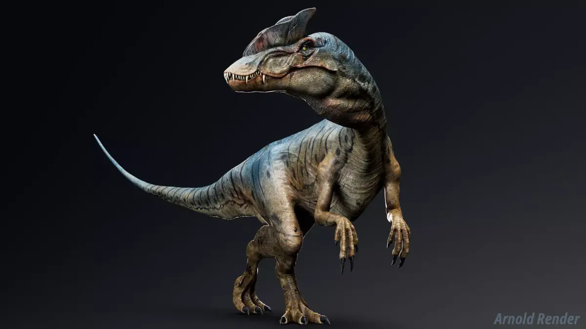 Dinosaur Dinosaur - Hybrid Dilophosaurus Unity Project Low-poly 3D model