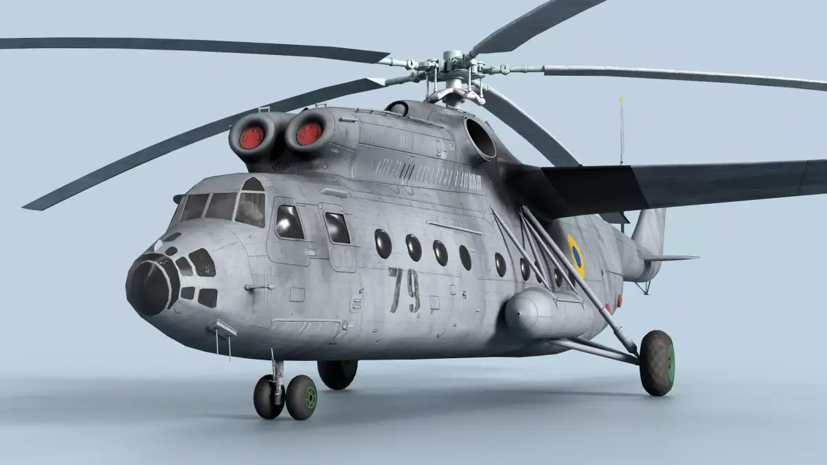 Mil Mi-6 Hook  Low-poly 3D model