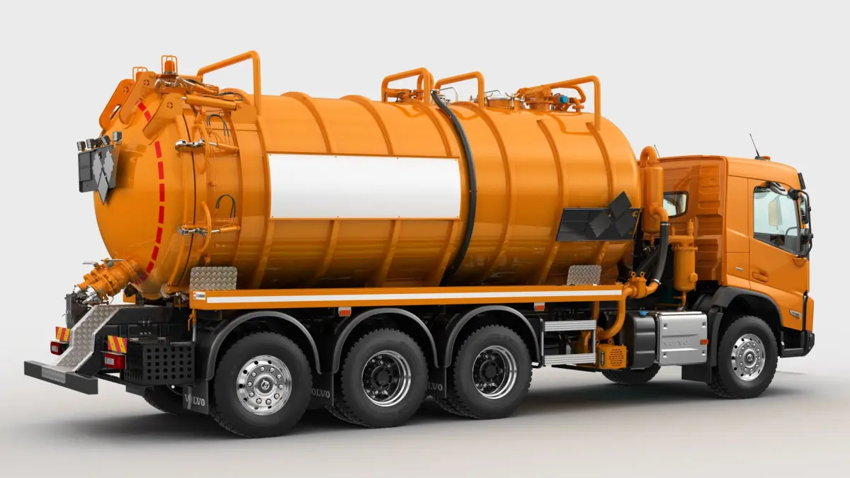 VOLVO FMX 8X4 Vacuum Truck 3D model purchase
