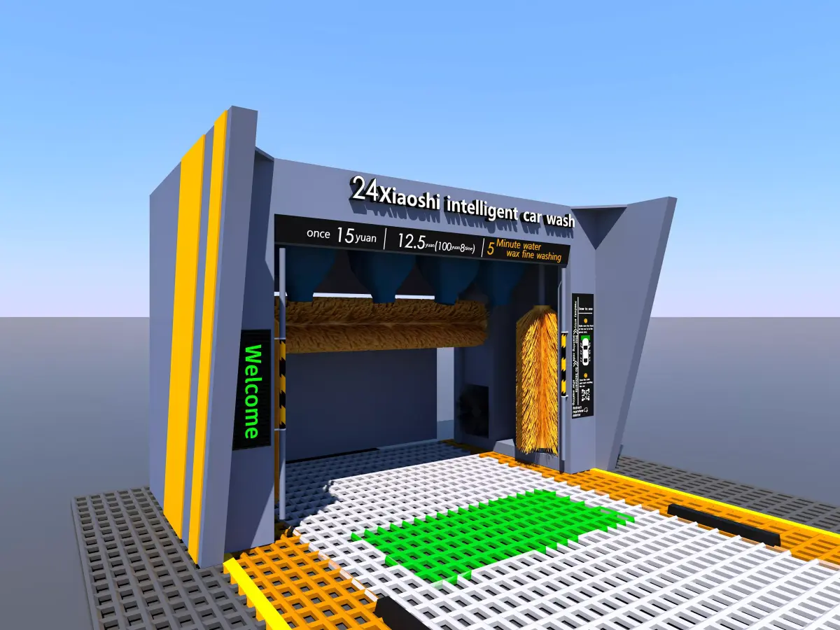car wash 3D model 5