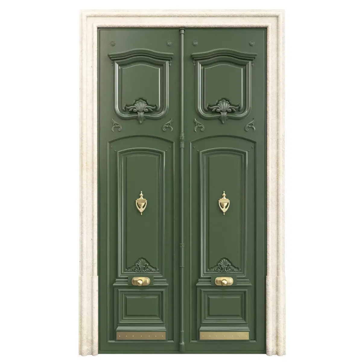 Entrance classic door 97 3D model