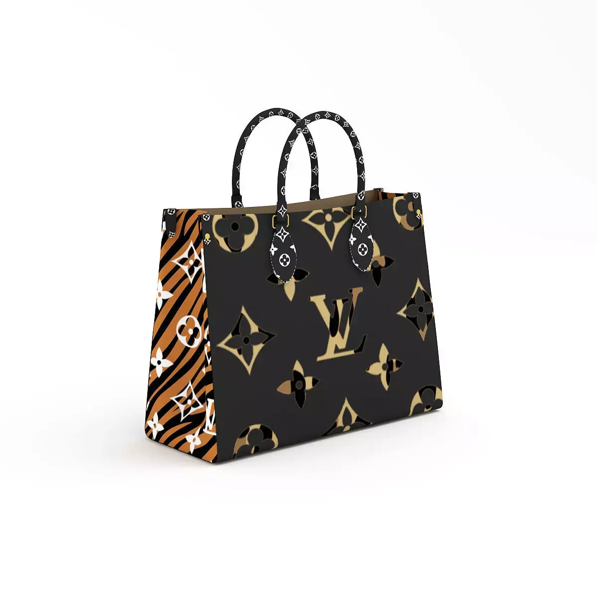 Louis Vuitton Leather Bag 8 3D model