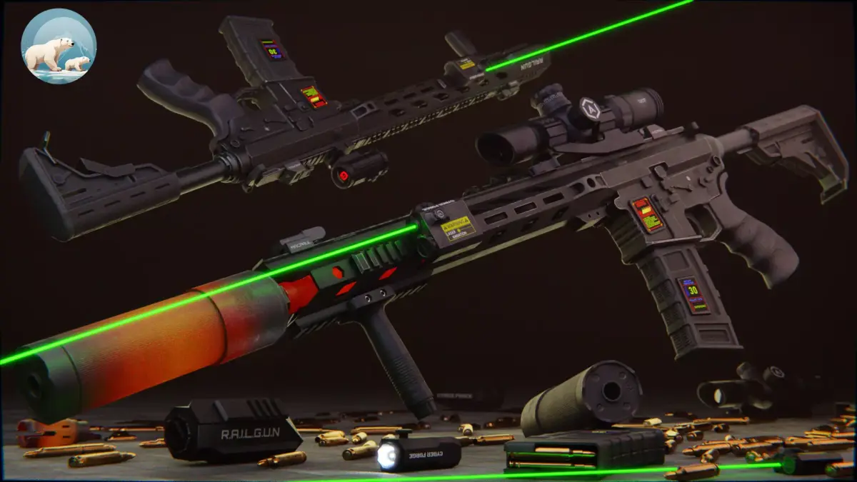 AR15 - Modular Pack Low-poly 3D model