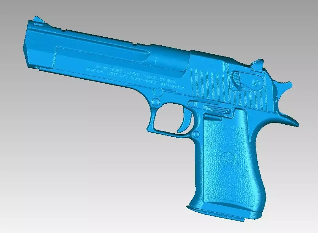 Real Desert Eagle Replica Direct 3D Scan 3D model