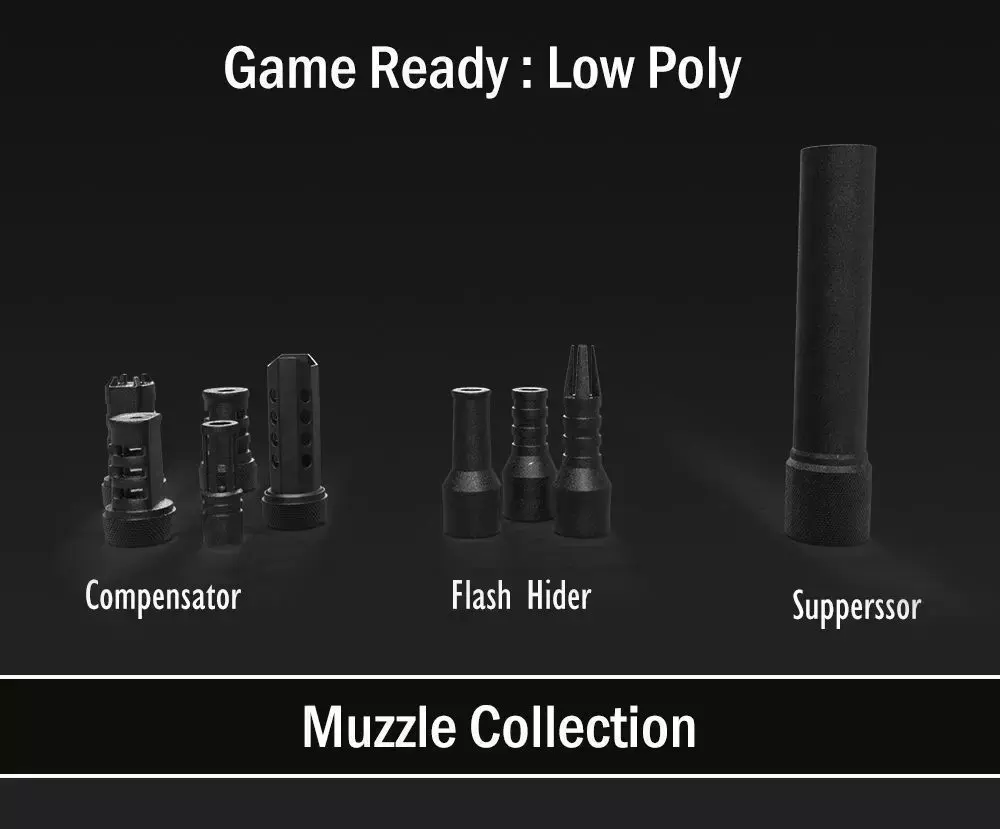 Muzzles Collection 03 Set 