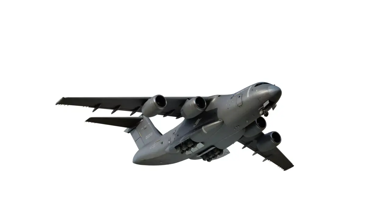 PLAAF Y-20B Transport Aircraft Xian Y20B Yun20 Yun20B 3D model