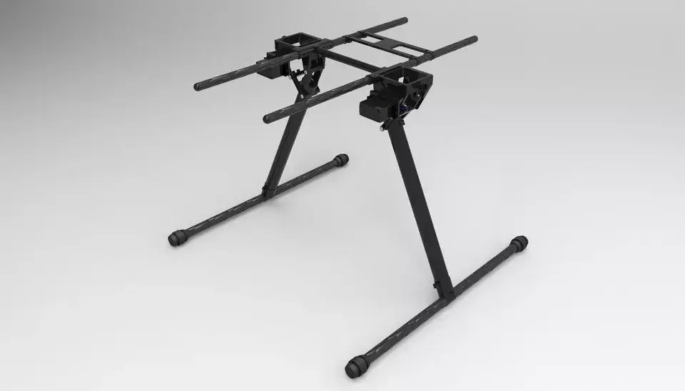 retractable landing gear octocopter Free 3D model