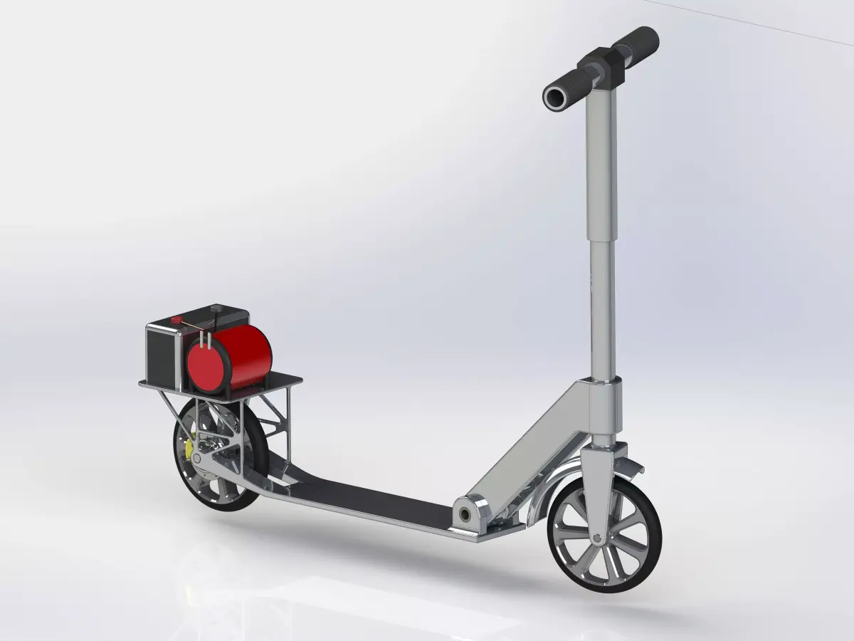 Electric Scooter Project 3D model