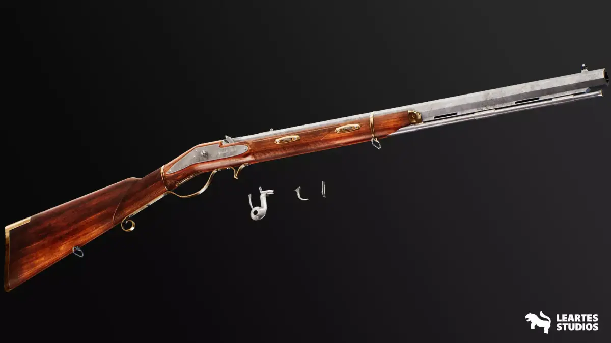 FPS Western Guns Vol 2 Low-poly 3D model