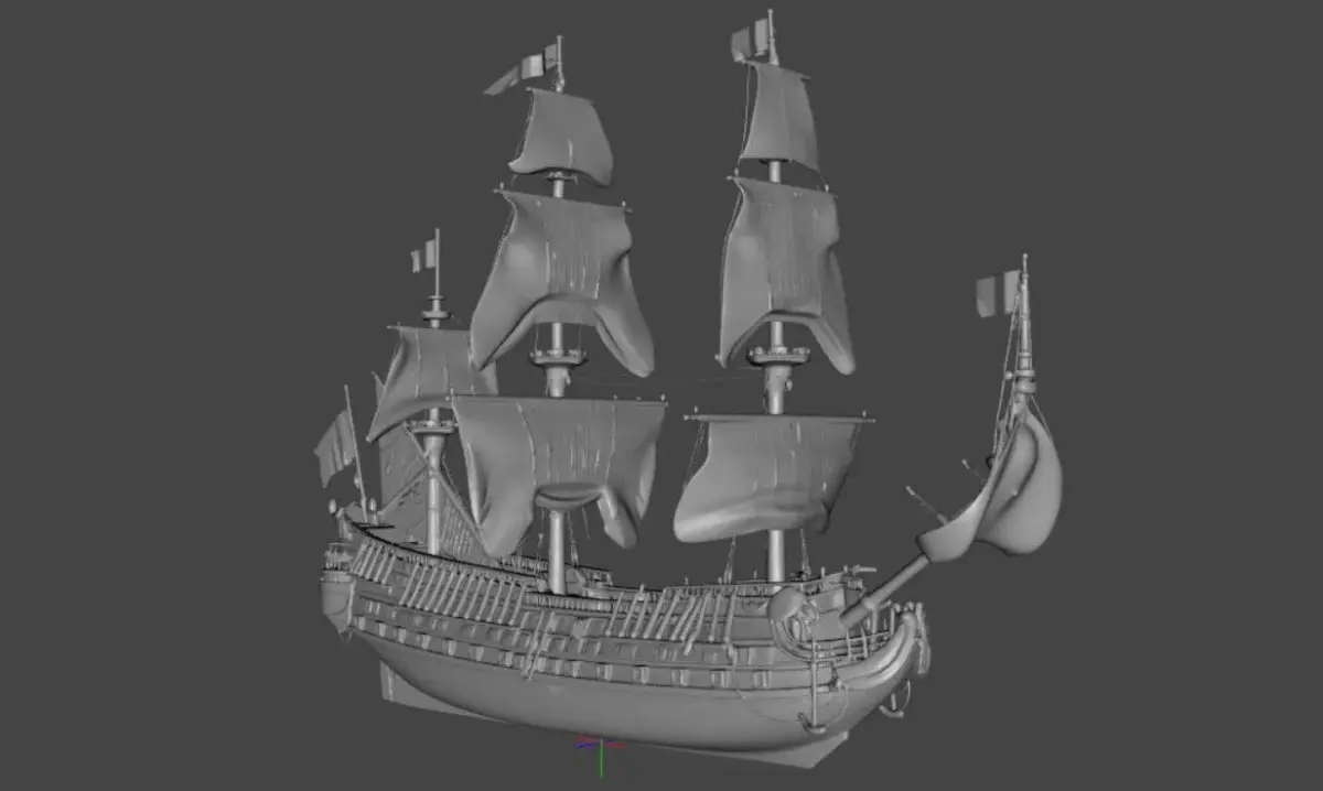 GALEON SAN FELIPE 3D model