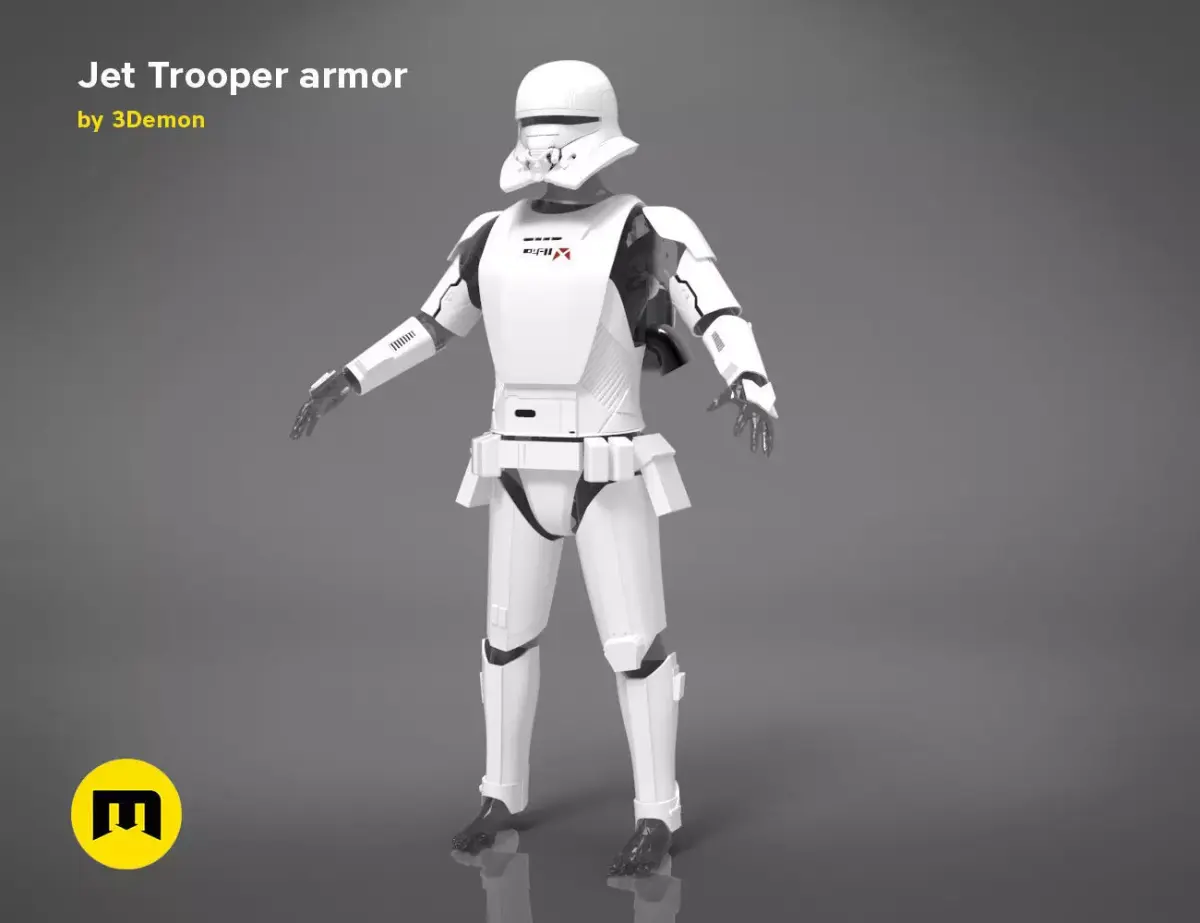 Jet Trooper full armor 3D print model