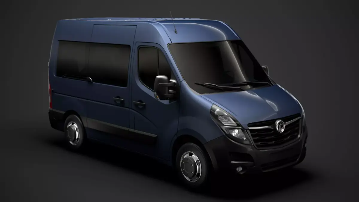 Vauxhall Movano L1H2 WindowVan 2020 3D model