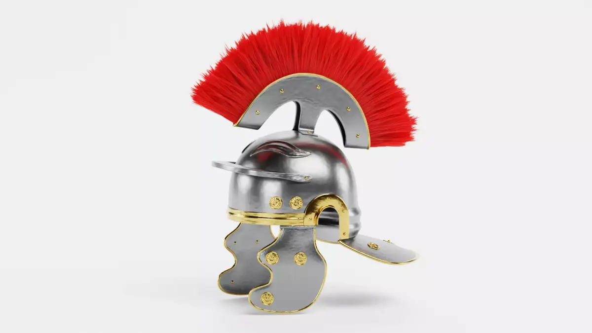 Centurion Helmet - Roman Armor Equipment 3D model