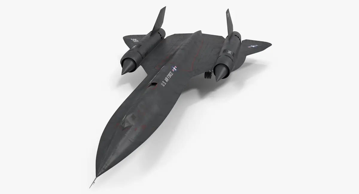 Lockheed SR-71 Blackbird 3D model buy