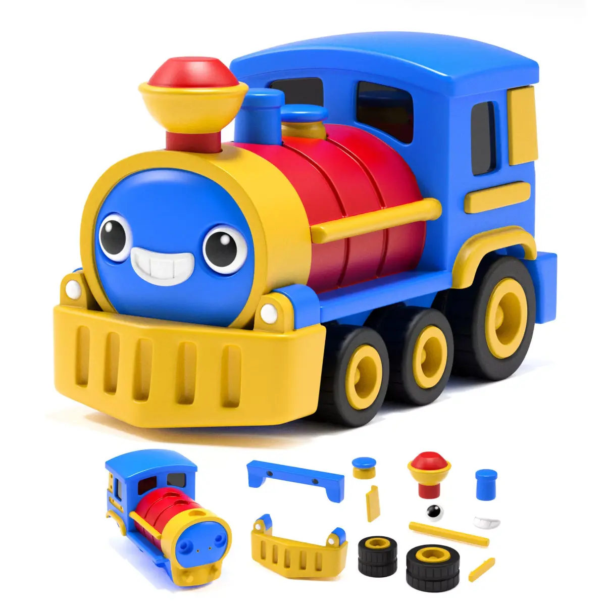 CHOO - Cartoon Toy Train 3D print model