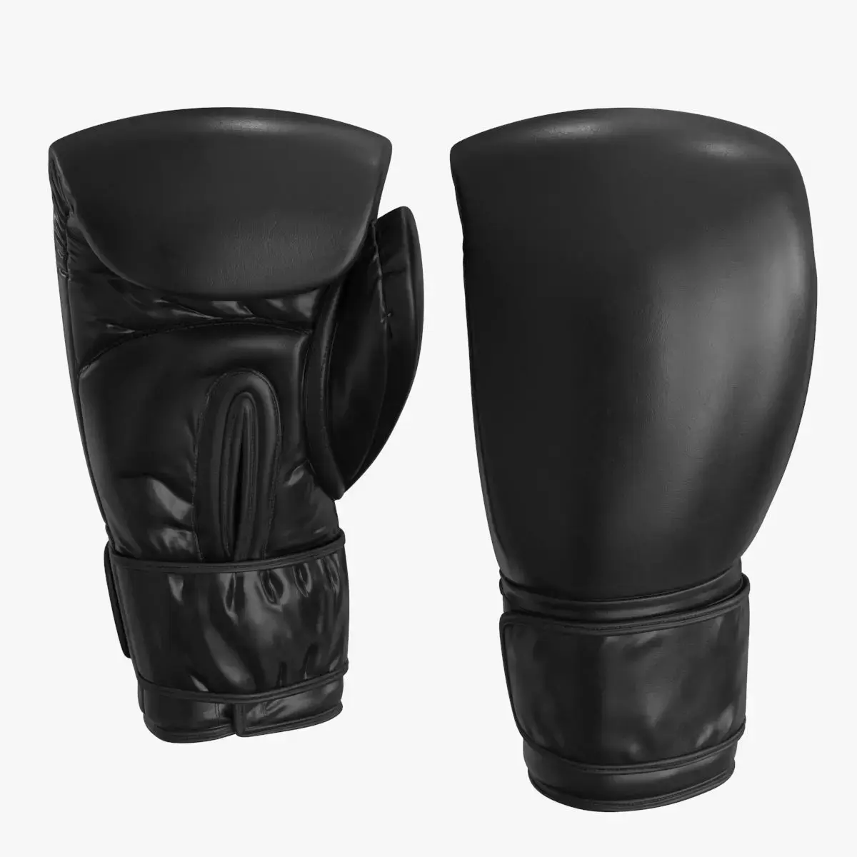 Boxing Glove Black Low-poly 3D model