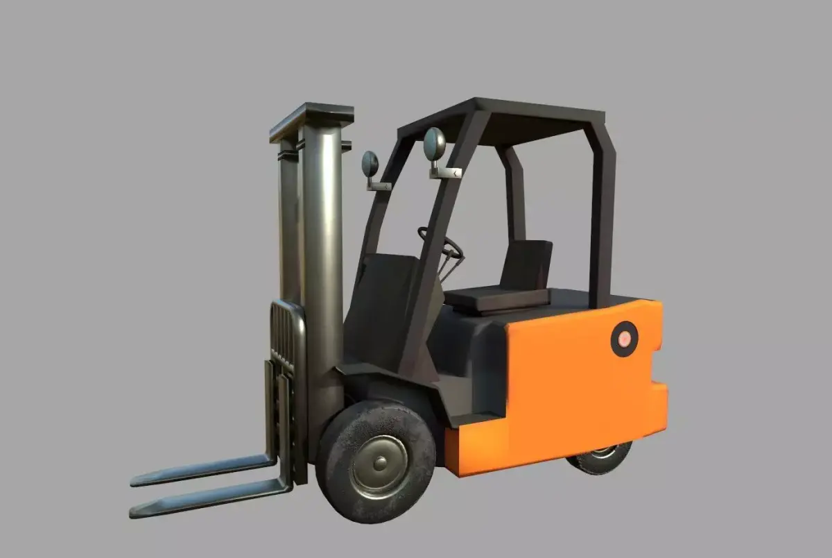 Forklift Low-poly 3D model