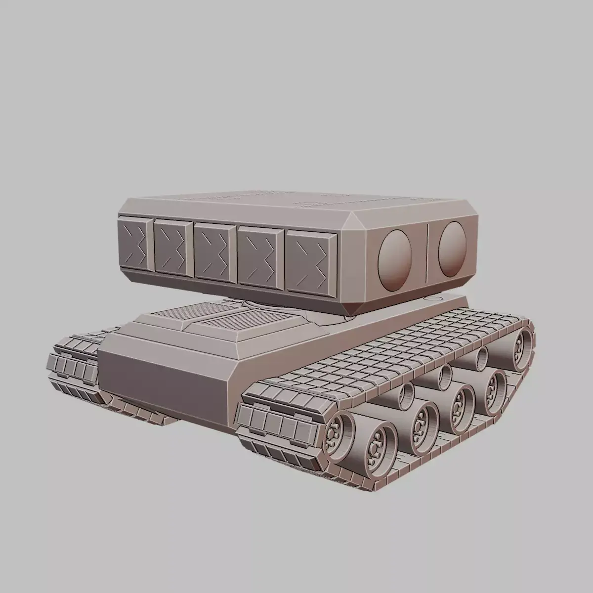 Heavy LRM Carrier Battle Vehicle 3D Printable Model 3D print model