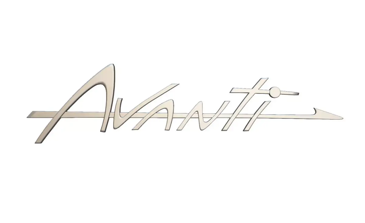 avanti logo 3D model