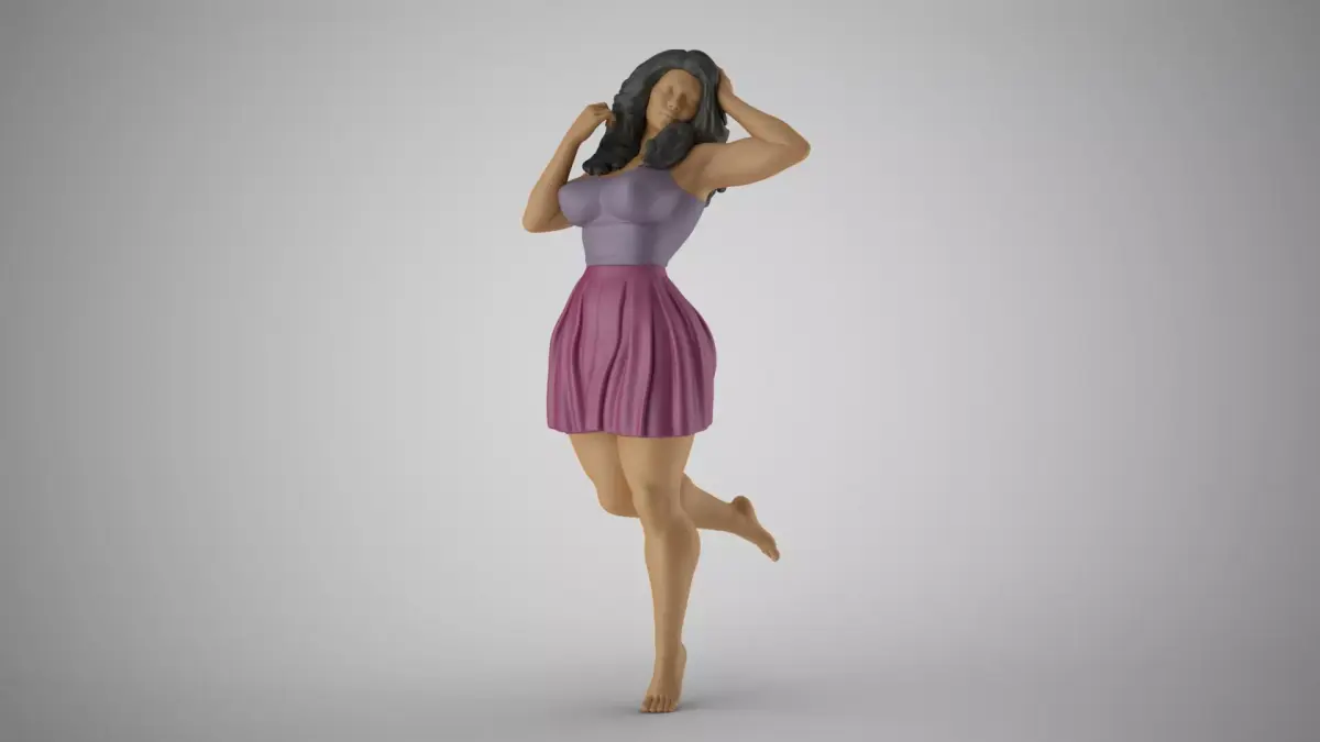 Woman in the Mirror 7 3D print model
