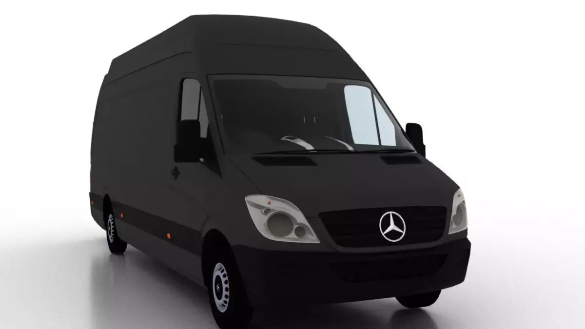 Mercedes Benz Sprinter L3H3 2009 Cargo UK 3D model