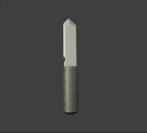 Hunting Knife 3d model Blender Low-poly 3D model
