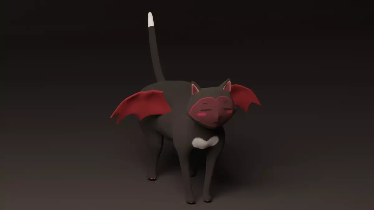 Weird Cat 3D model