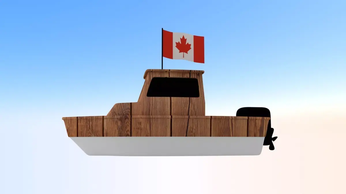 Caneda Fishing Boat 3D model