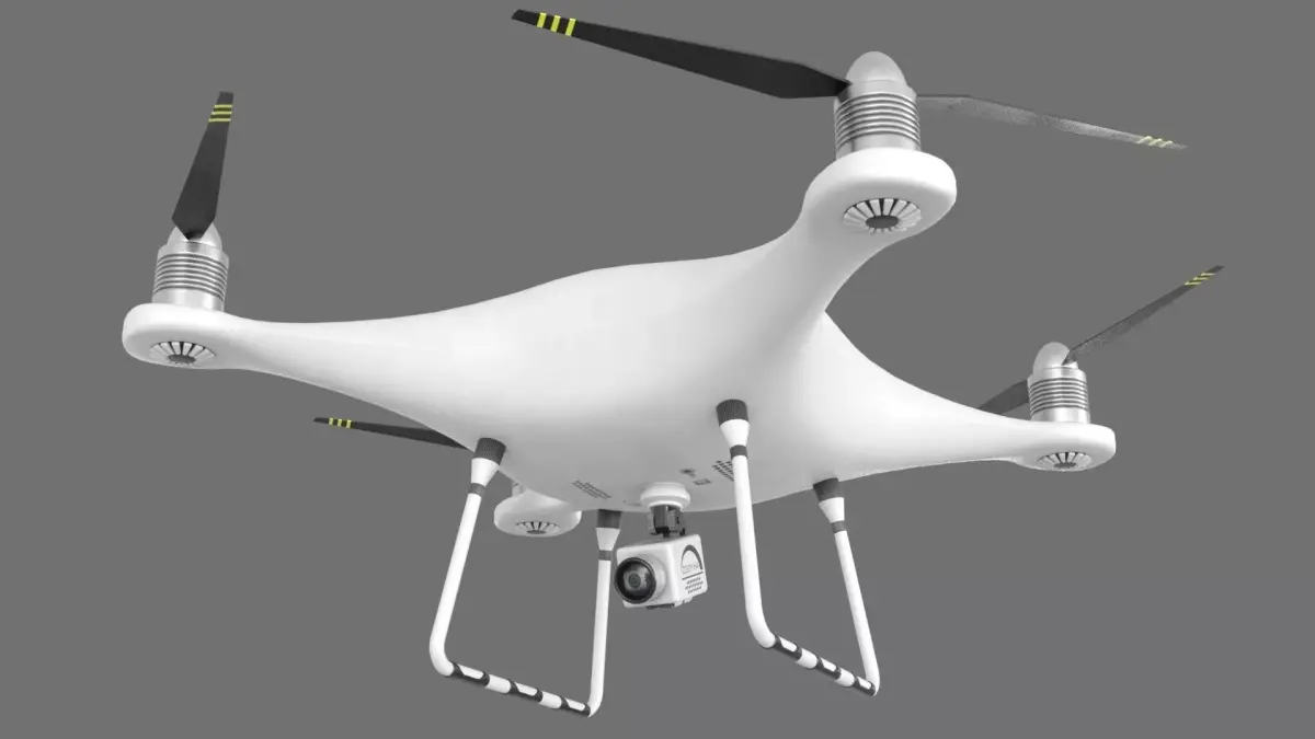 Drone Low-poly 3D model