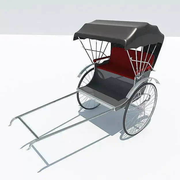Rickshaw 3D model buy