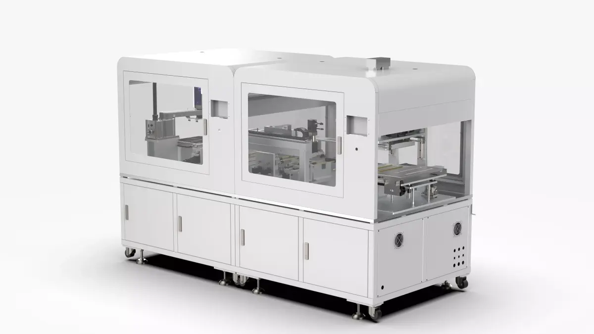 Automatic Copper Tube Full Circle Detection and Oiling Machine 3D model